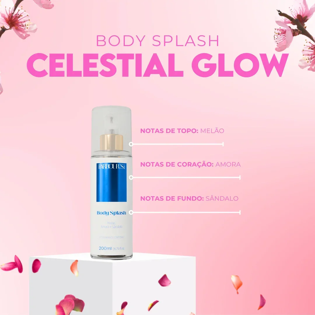 Kit Presenteável 2 Body Splash Desodorante Colônia 200ml - Celestial Glow, My Sweet Delight - Image 4
