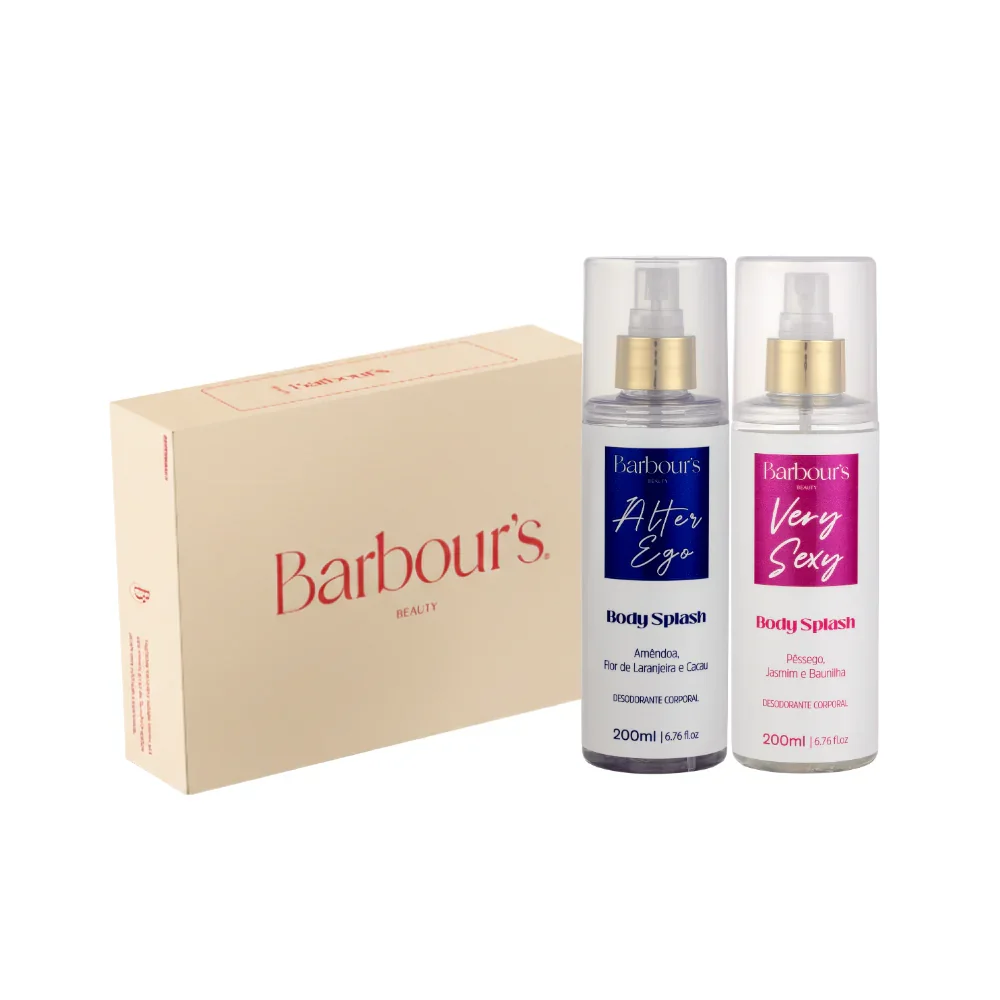Kit Presenteável 2 Body Splash Desodorante Colônia 200ml - Alter Ego, Very Sexy